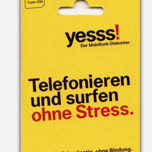 CARTELĂ SIM CU NUMĂR DE Austria - Yesss! SIM
