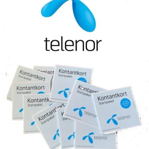 CARTELĂ SIM CU NUMĂR DE Norvegia - Telenor