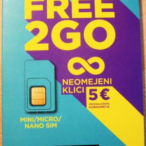 CARTELĂ SIM CU NUMĂR DE Slovenia - A1