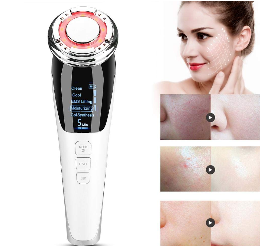 Aparat pt Tratament Facial + Intinerirea Pielii 5 in 1