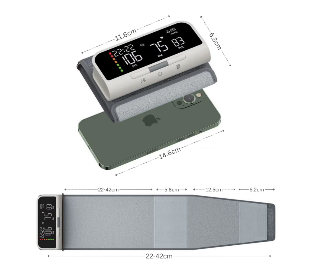 Tensiometru de Brat, Baterie Reincarcabila - imagine 10