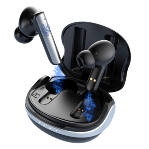 Casti Wireless, Bluetooth 5.2, Apel HD, Touch Control, Pairing Automat