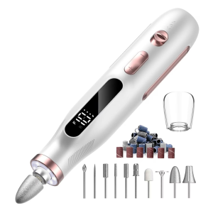 Freza unghii electrica wireless pentru manichiura-pedichiura, 10.000 RPM, 10 trepte