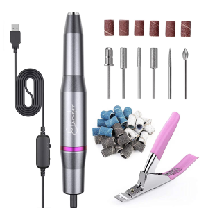 Freza unghii profesionala Electrica wireless, 20.000 RPM