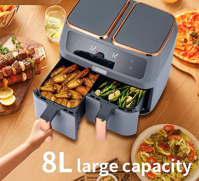 Friteuza cu aer cald AirFryer capacitate 8 litri 2800 W - imagine 8