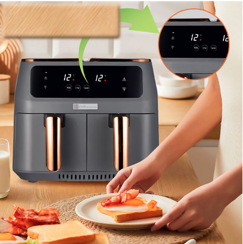 Friteuza cu aer cald AirFryer capacitate 8 litri 2800 W - imagine 9