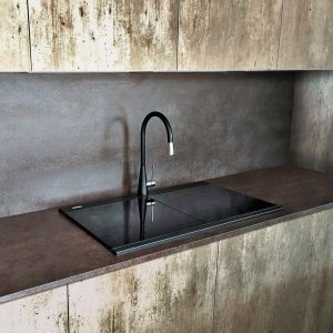 Chiuveta bucatarie granit dubla cu 2 cuve