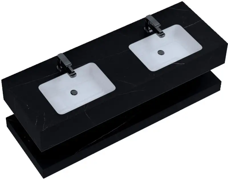 Set mobilier baie suspendat 150cm - imagine 4