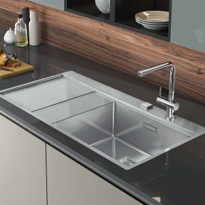 Chiuveta bucatarie inox cu ventil scurgere