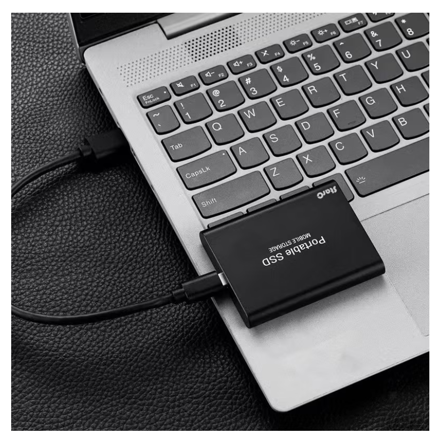 Hard disk extern 10t pana la 500 MB/s, SC0530, compatibil cu PC -ul Windows, desktop -uri, laptopuri si camera, negru - imagine 5