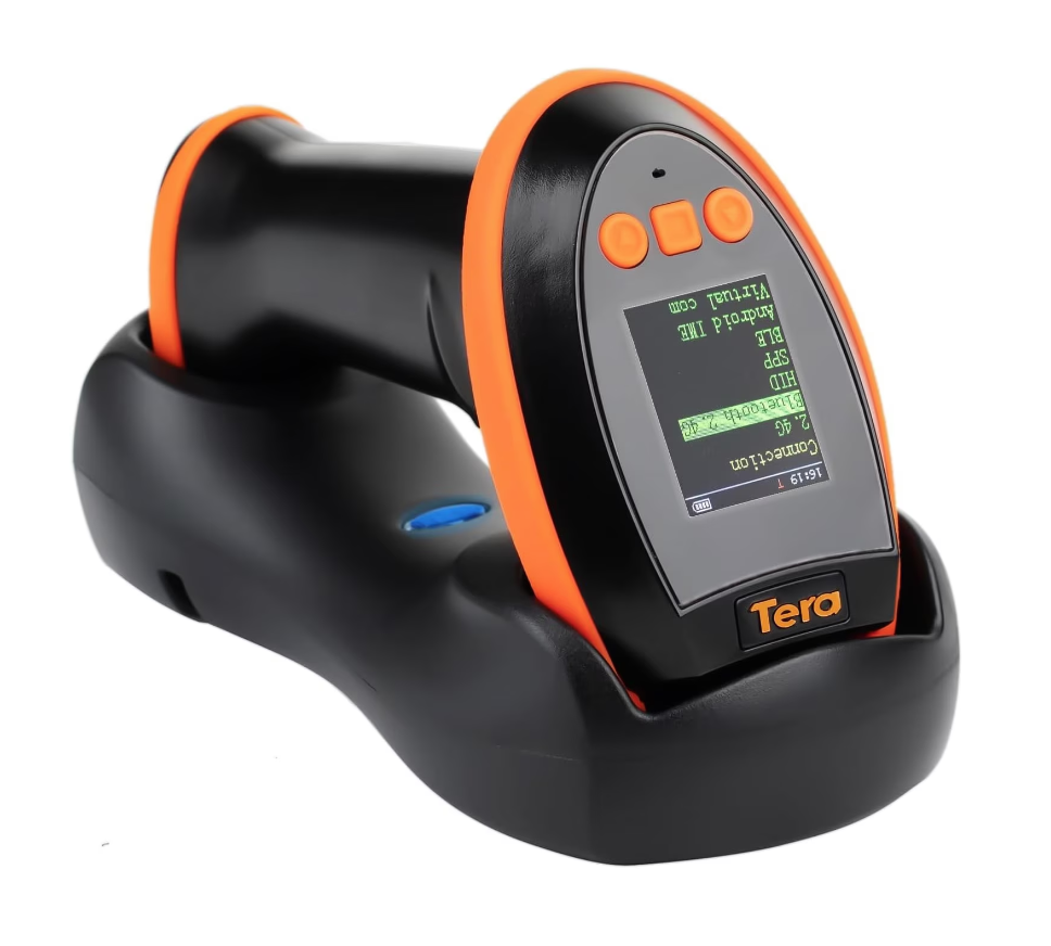 Cititor coduri de bare wireless Tera fara fir 2, 4 GHz