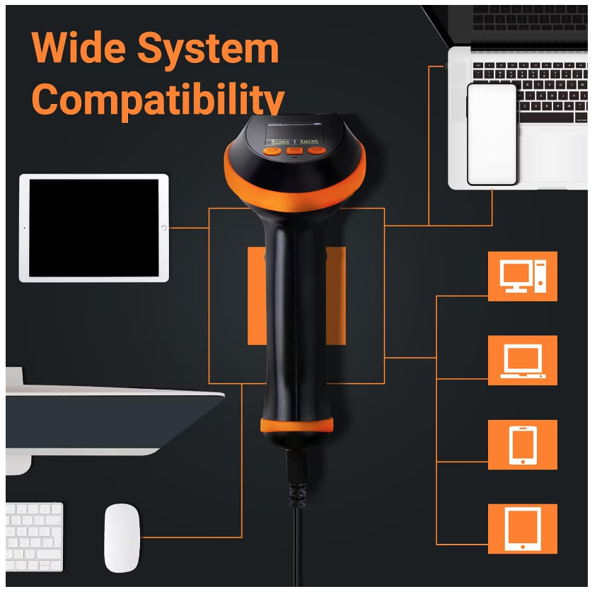 Cititor coduri de bare wireless Tera fara fir 2, 4 GHz - imagine 8