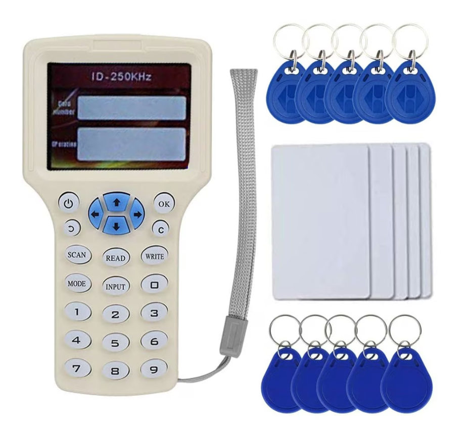 Set copiator RFID NFC cu 5 x carduri - Numar Anglia Ro