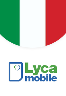 Cartelă SIM Lycamobile Italia cu număr italian activ.