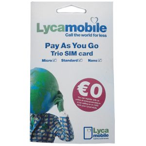 Cartelă SIM Cu Număr De Irlanda - Lycamobile Pay As You Go